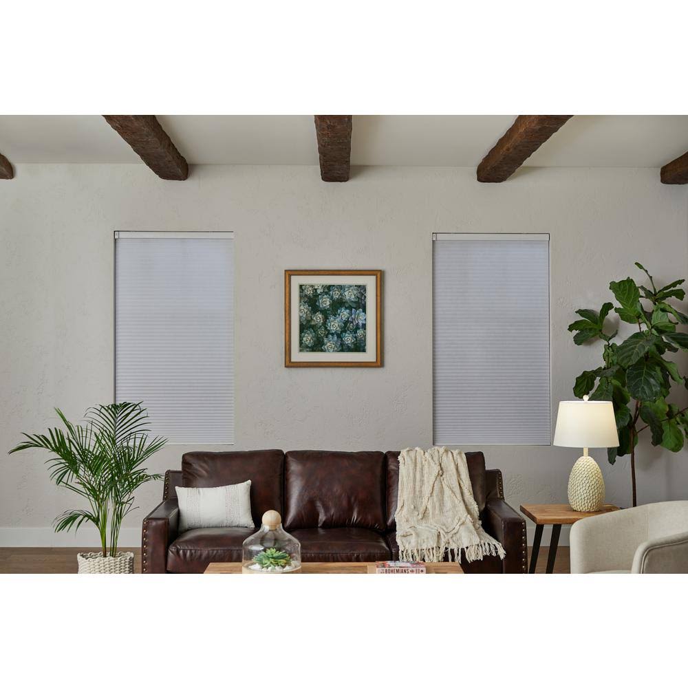 White Cordless Blackout Cellular Shade 71.5 in. W x 48 in. L H15657