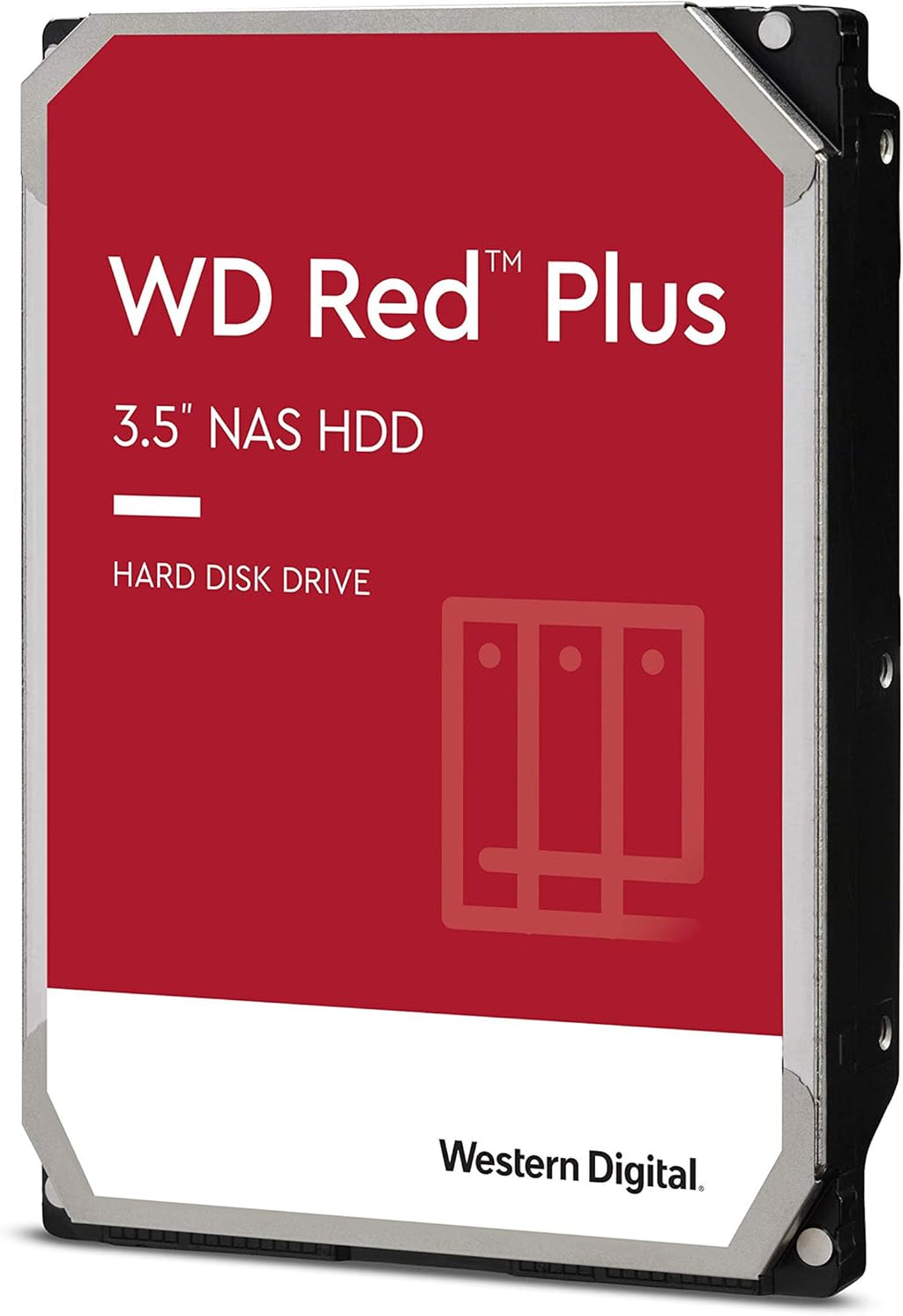 8TB WD Red Plus NAS Internal Hard Drive HDD - 5400 RPM, SATA 6 Gb/s, CMR, 256 MB Cache, 3.5 B8600