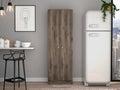 Dark Brown & Black Double Door Cabinet M229511
