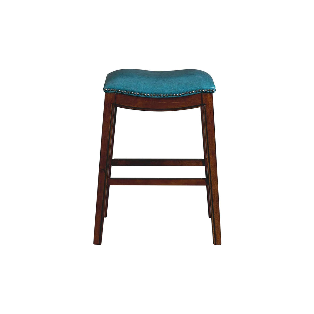 Blue Backless Bar Stool X12585