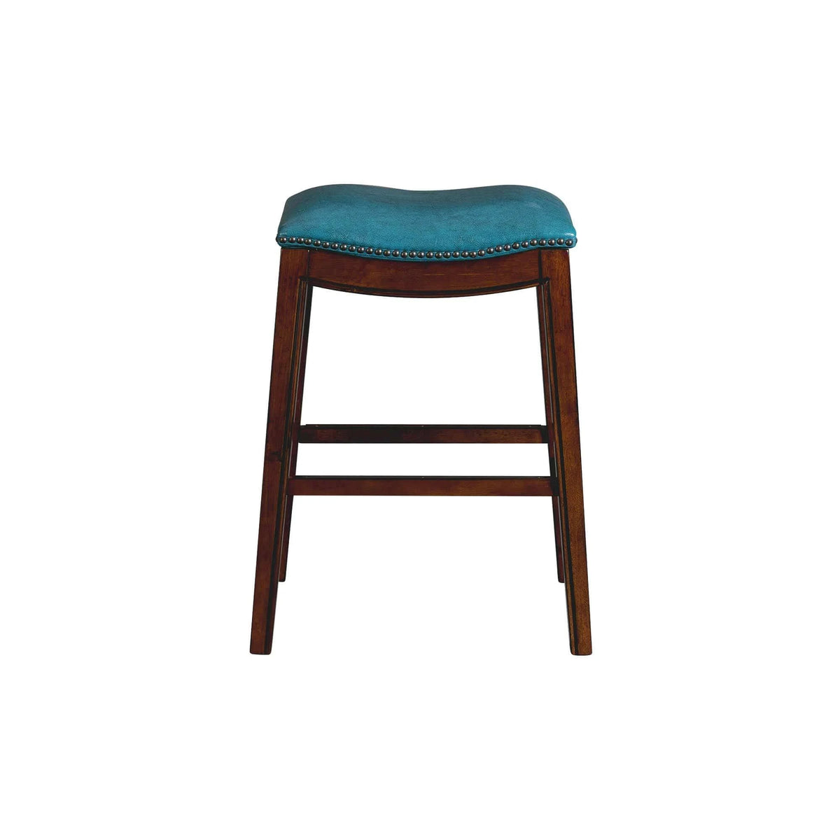 Blue Backless Bar Stool X12585