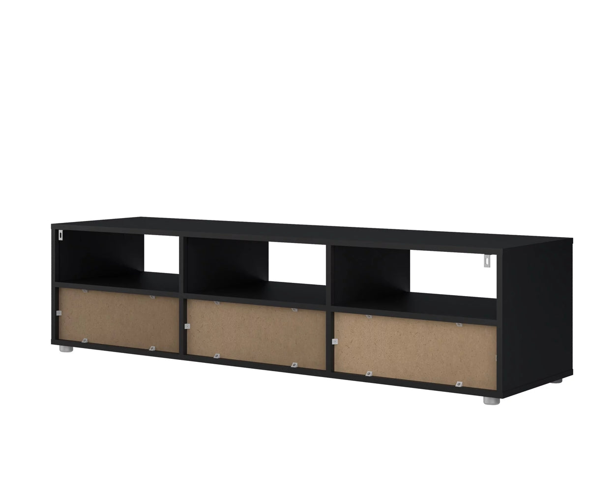 White 6 Shelf TV Stand P3535