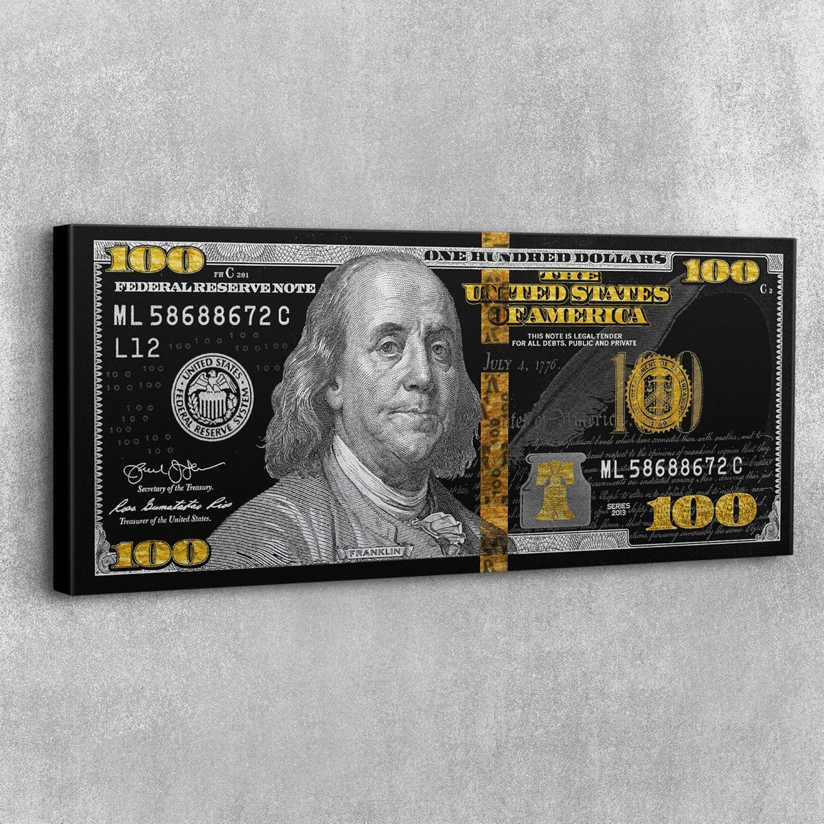Canvas Print Art Wall Decor (36in x 16in Gallery Wrapped) H510
