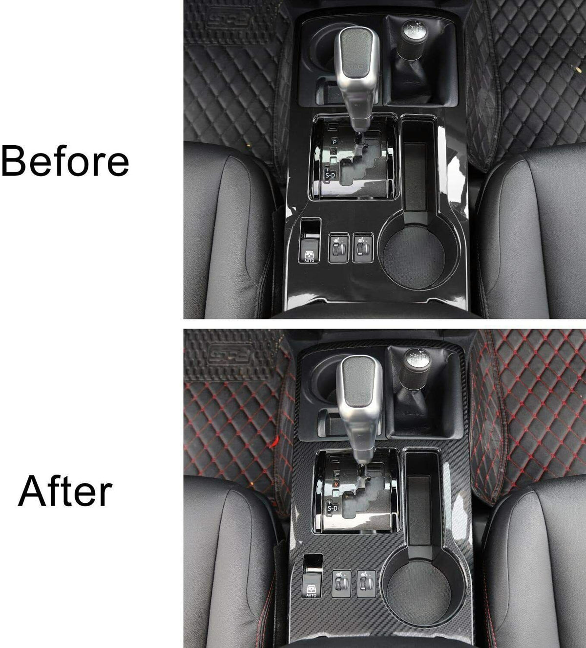 3PCS Reading Light & 4WD Panel Cover Trim Bezels H587