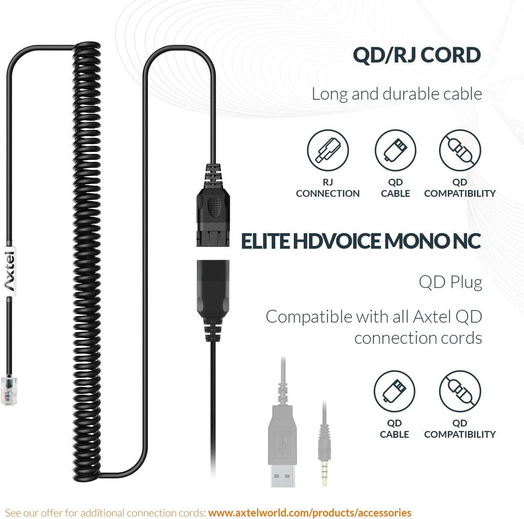 Mono NC Headset with Cable Q233