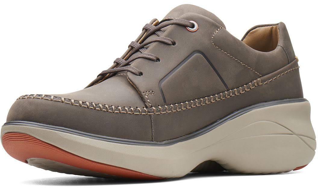 Dark Grey Leather Lace-Up Shoes D834332