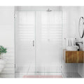 Chrome Frameless Hinged Shower Door P55784
