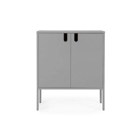 Gray 2 Door Accent Cabinet J488