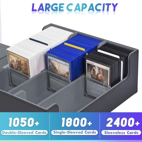 1800+ PU Leather Magnetic Card Storage Box Z756