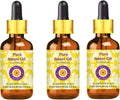 Pure Neem Oil with Glass Dropper Cold Pressed Pack of Three 10 oz O4333