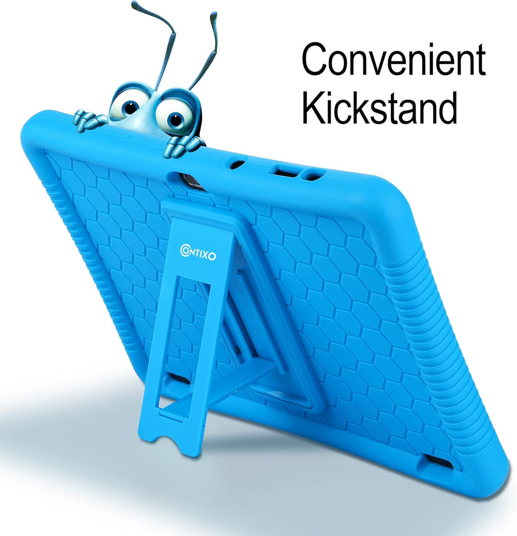 10-inch HD Kids Tablet with Camera, Parental Control, Android 10, 32GB, WiFi, Blue J4137