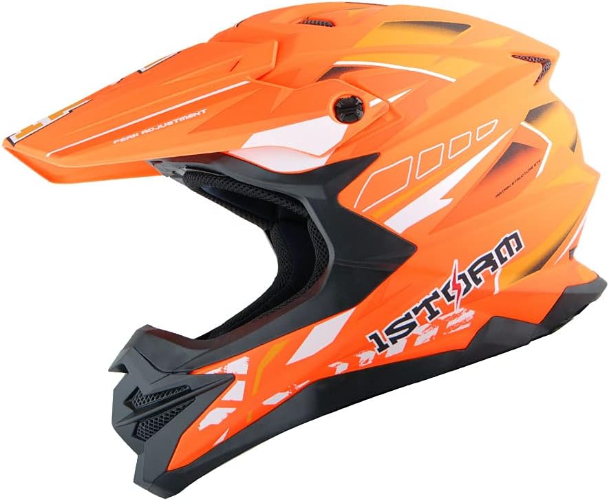Motocross Adult Helmet Downhill Mountain Bike Helmet BMX MX ATV Dirt Bike Helmet Pack of 2 H67828