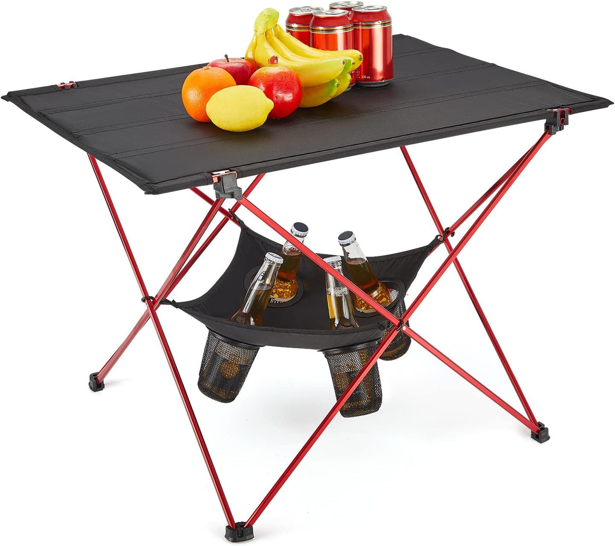 Large Folding Table Aluminum Alloy Camping Side Table E8815