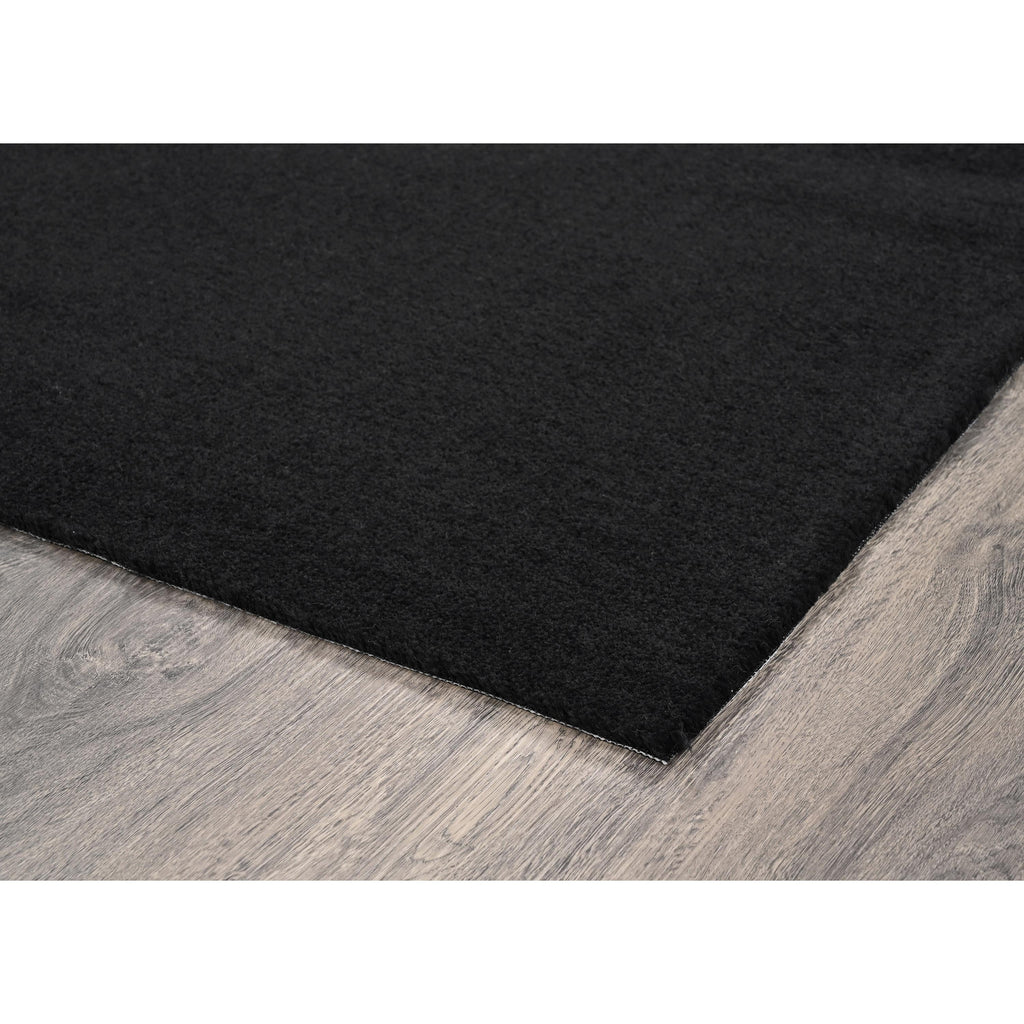 Black 6 ft. x 9 ft. Bathroom Carpet B675
