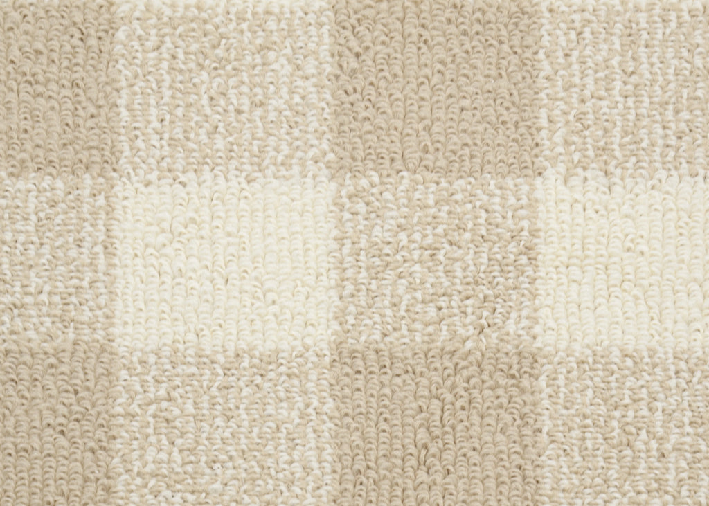 Tan/Ivory Buffalo Plaid 7 ft. x 10 ft. Area Rug B5163