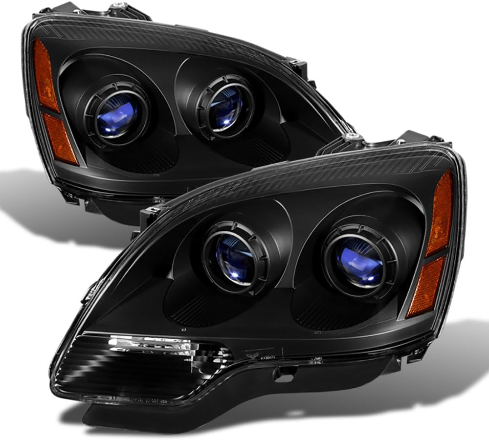 Black Housing Projector Headlight Headlamp Assembly W631418
