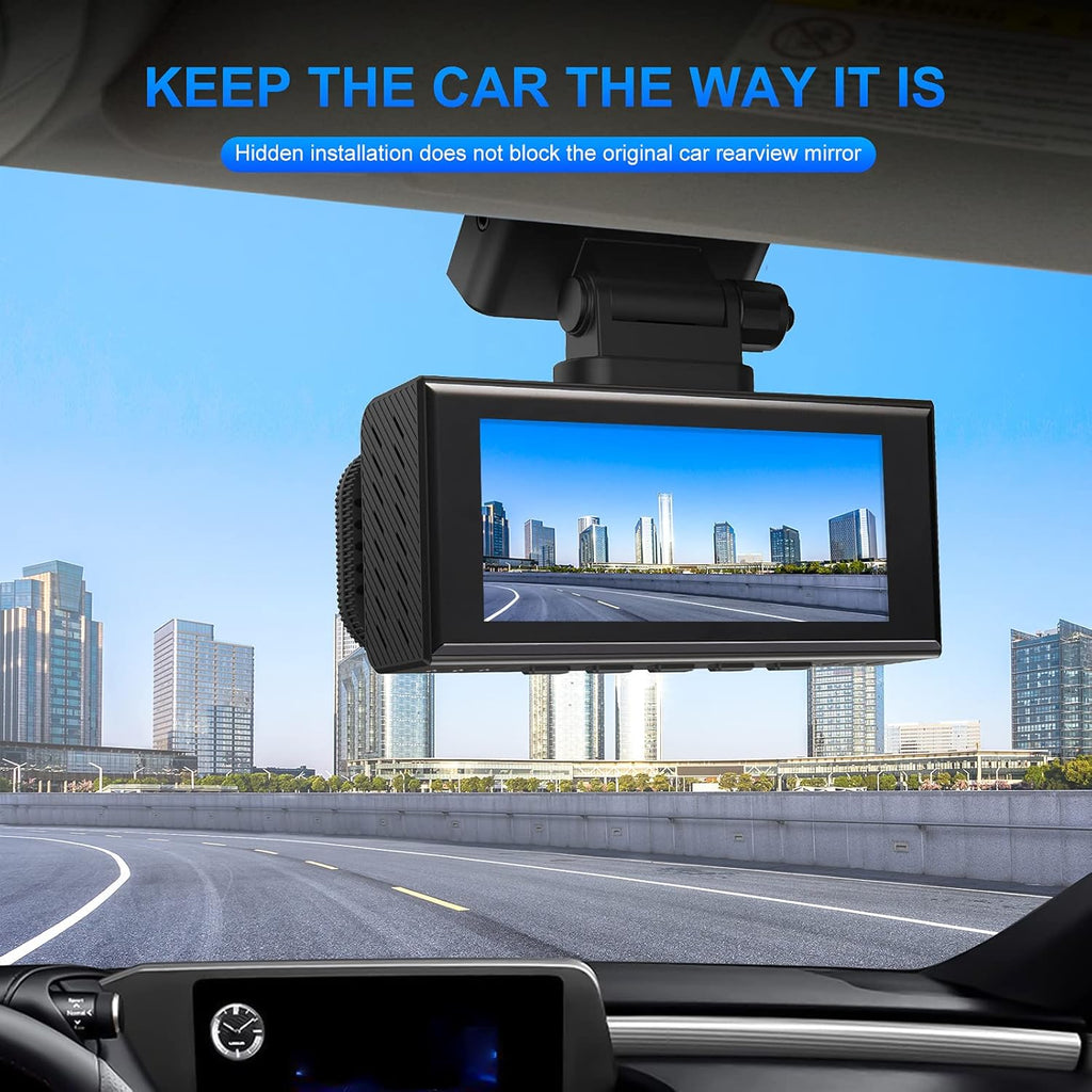 Dash Cam Front and Rear 2K Dual Dash Cam with 3.16 IPS Touchscreen M880639