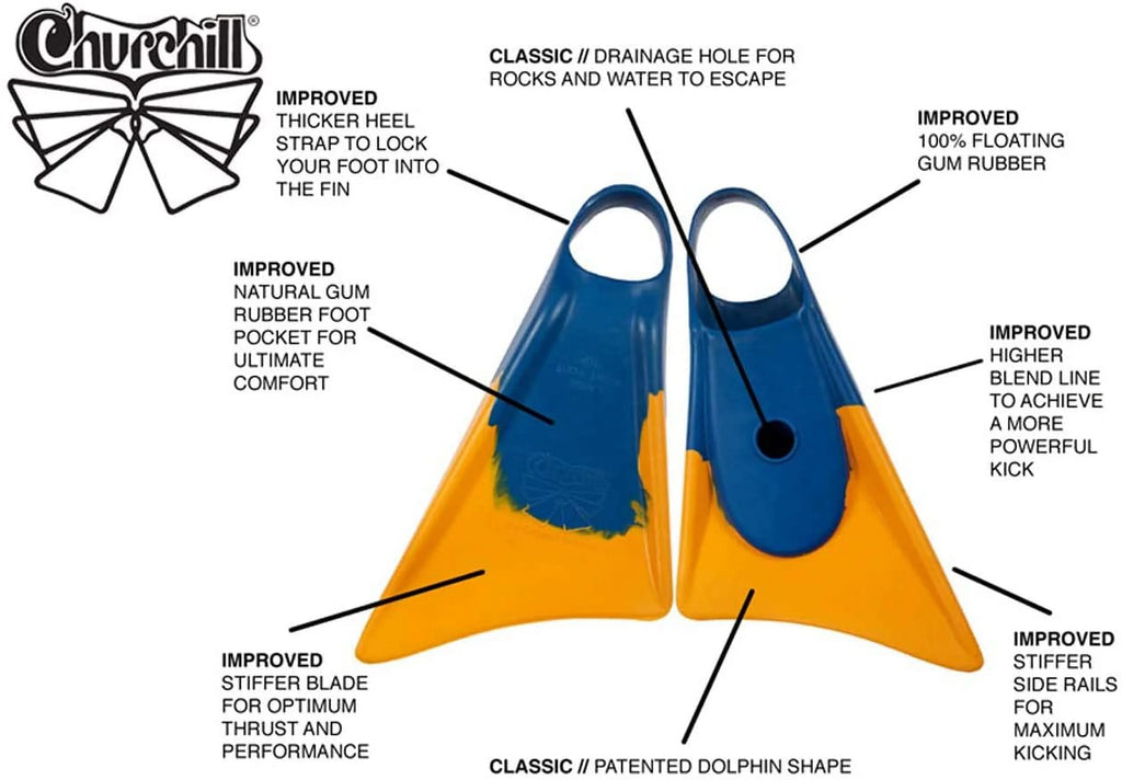 Floating Swimfins Made Of 100% Natural Gum Rubber H493560