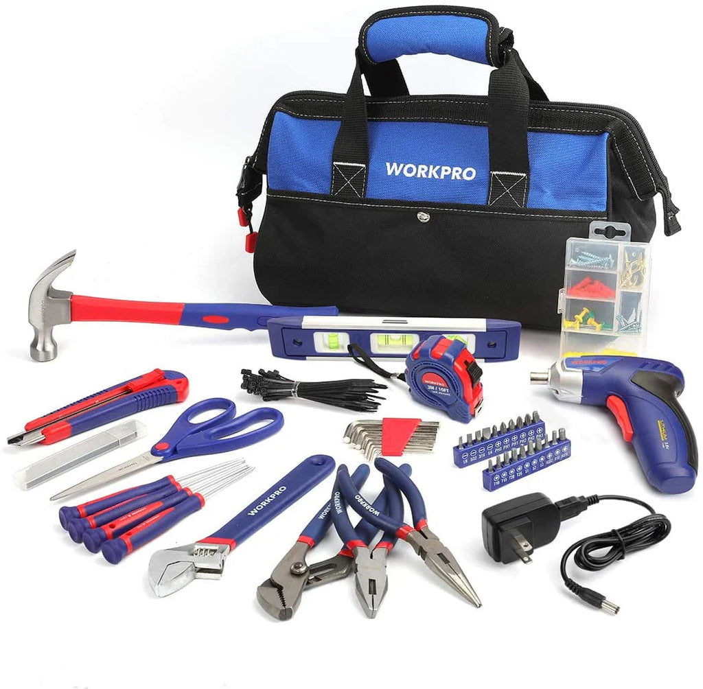 12V Cordless Drill 177 Pieces Combo Kit with Storage Bag and Lithium-Ion Battery & Charger D80661