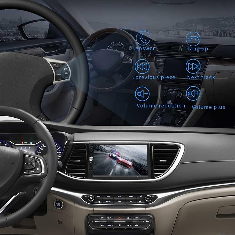 7 Inch Double Din Bluetooth Car Stereo Touch Screen C13317