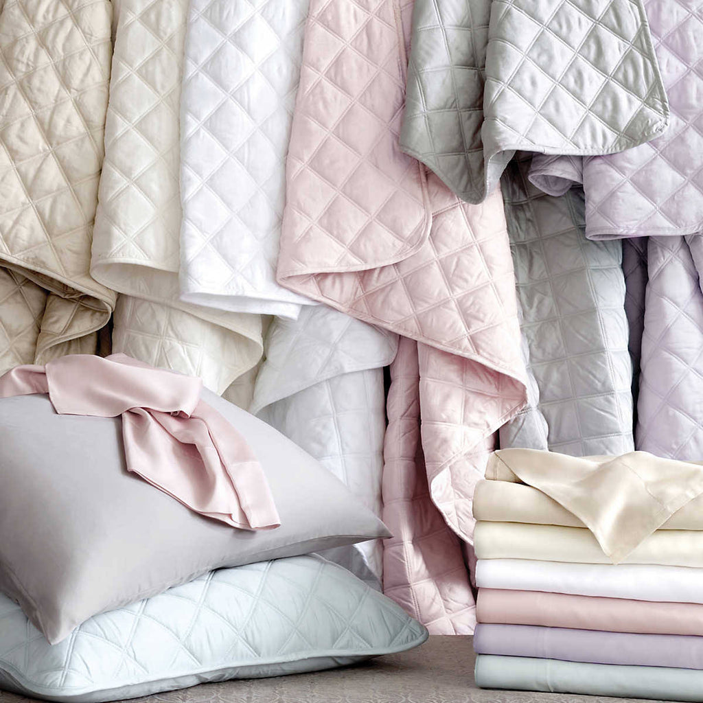 Ivory Quilted Coverlet P338924