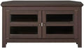 Espresso Brown Wood Corner TV Stand I774667