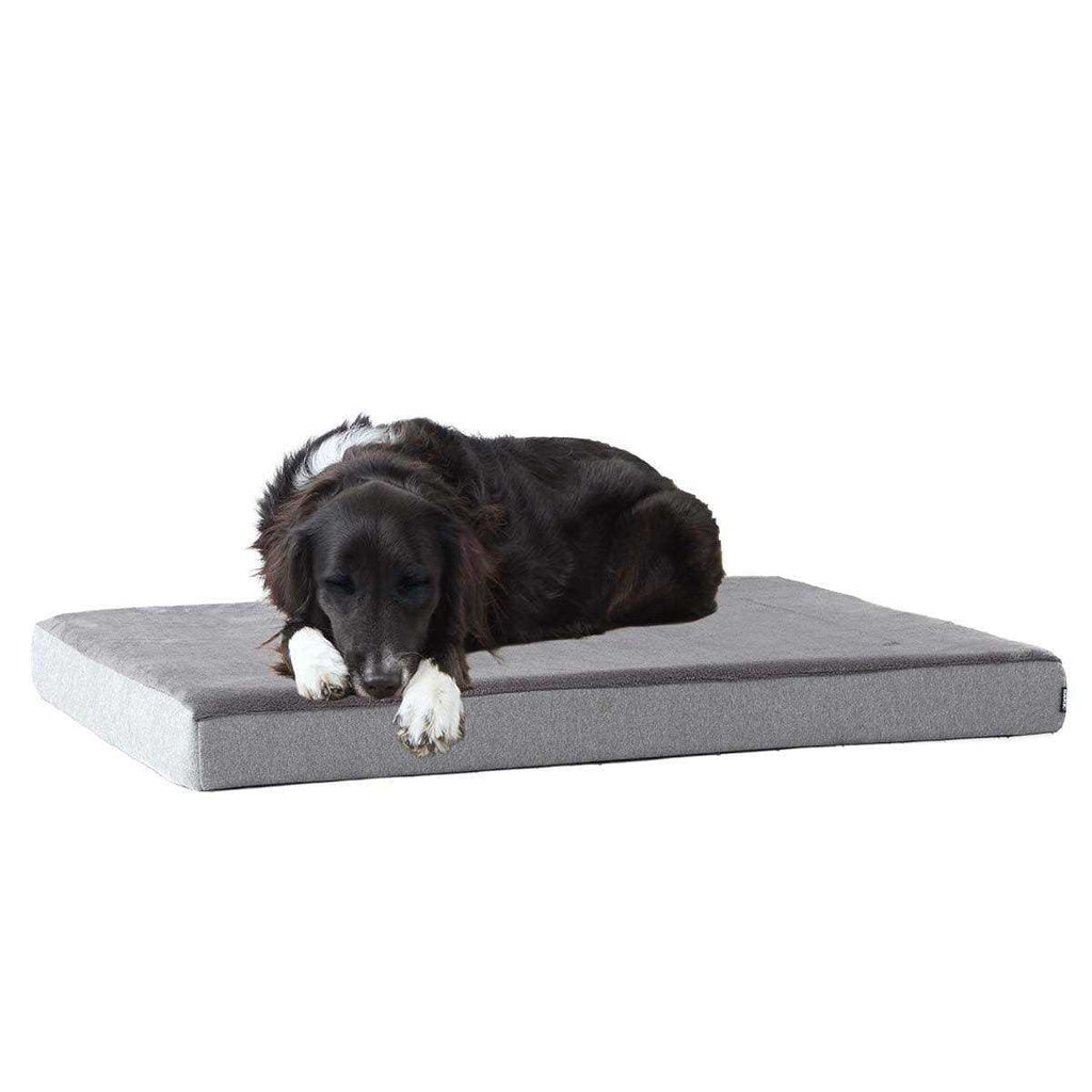 Memory Foam Platform Dog Bed Plush Mattress Q668