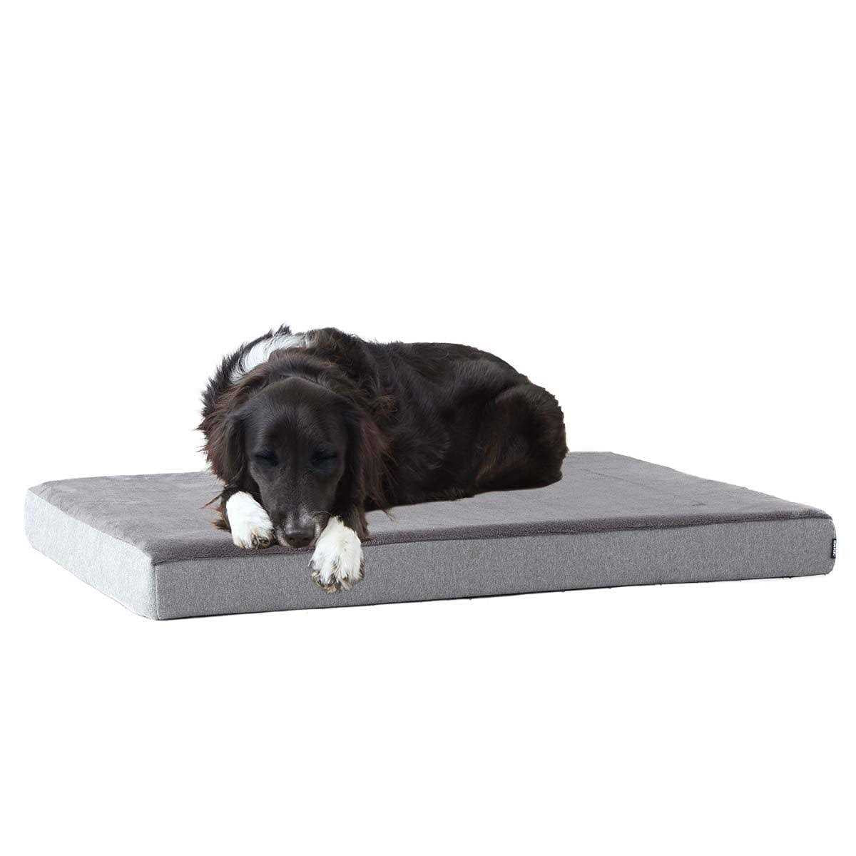 Memory Foam Platform Dog Bed Plush Mattress Q668