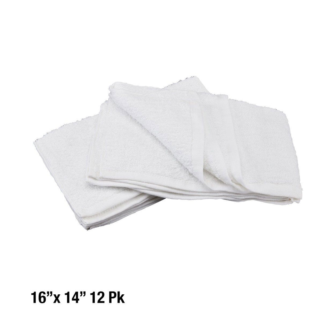 Cotton Terry Cleaning Towels 12-Pack F808