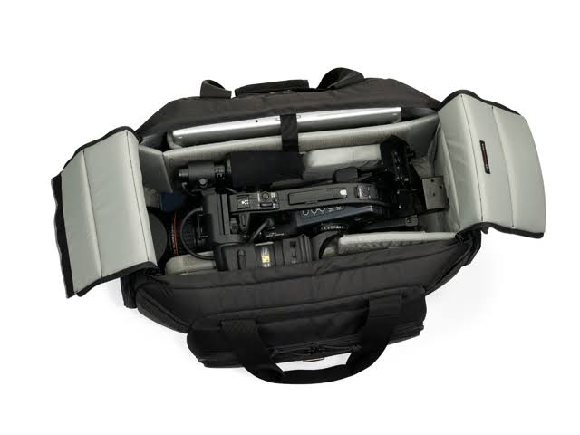 Black Padded Camera Shoulder Bag O507