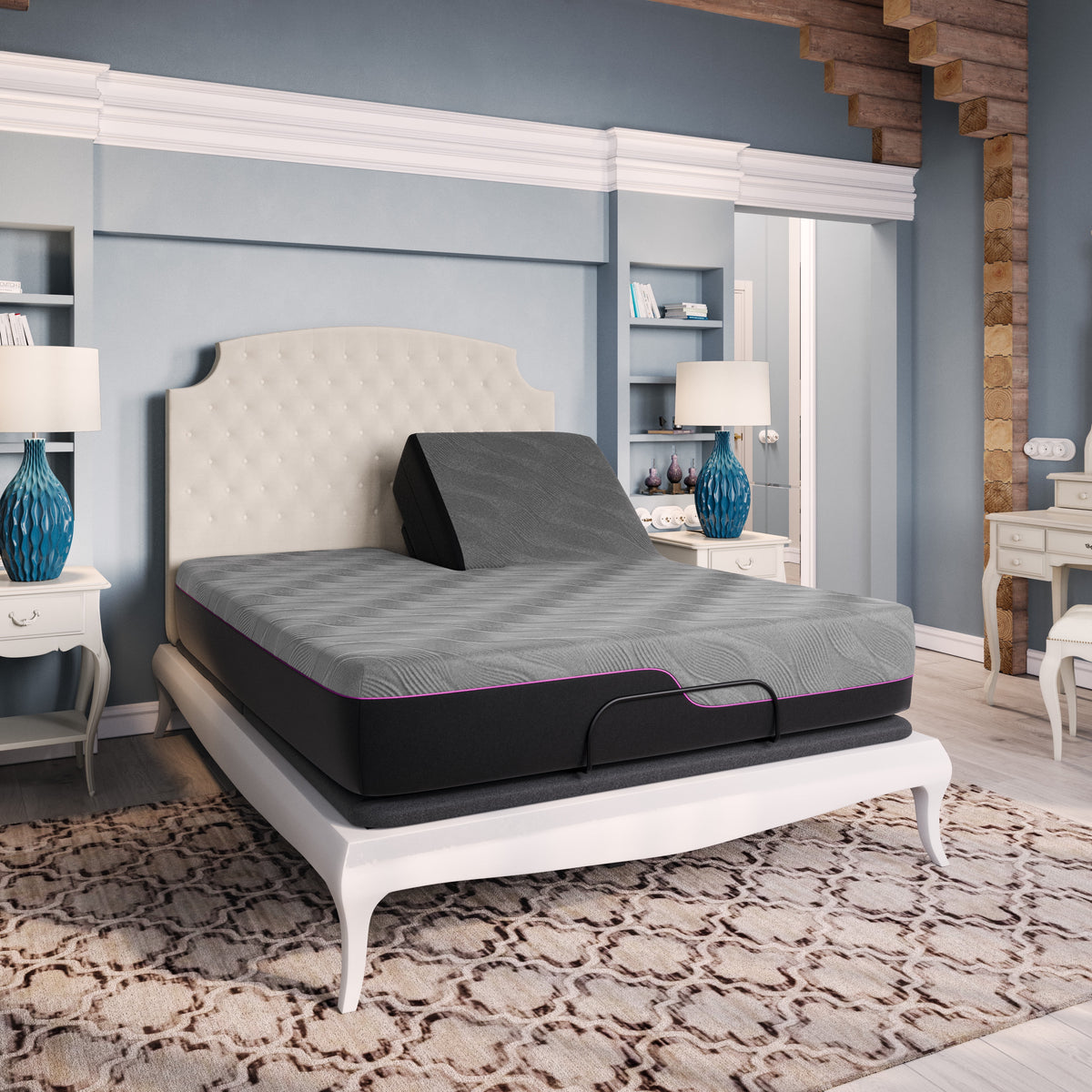 Queen Size Memory Foam Mattress and Adjustable Base Z140755