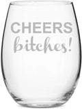 21 Oz Stemless Wine Glass Set Of 4 Q783