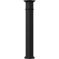 Textured Black Non-Tapered Column R617040