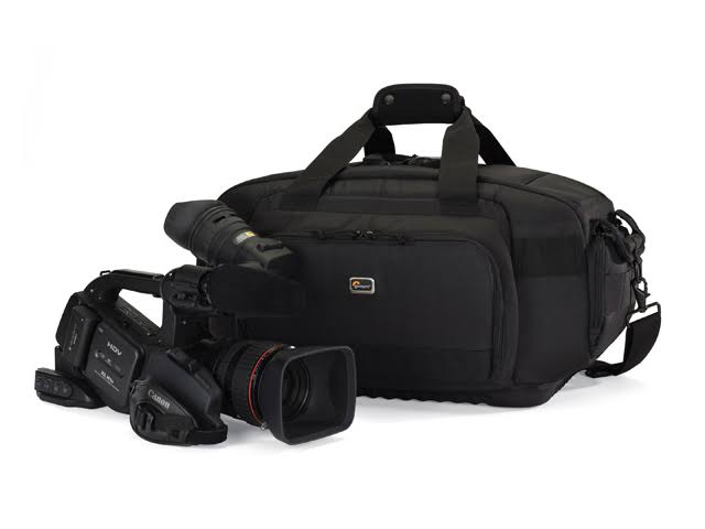 Black Padded Camera Shoulder Bag O507