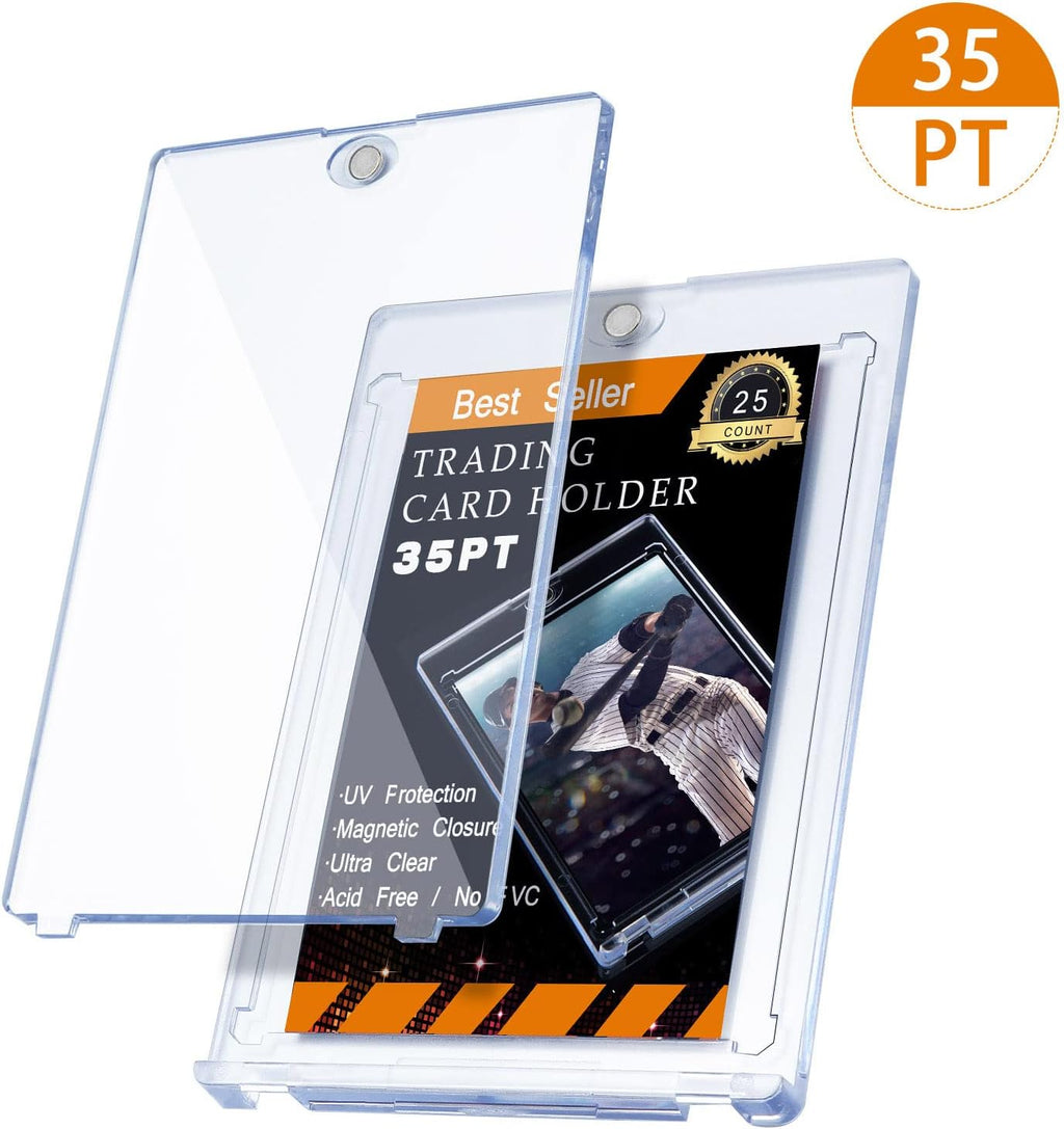 10 Pc Magnetic Card Holder Clear Display Card Protector Q4797