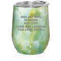 12 oz Stainless Steel Stemless Wine Tumbler with Lid Q570