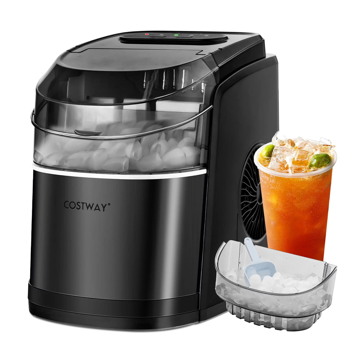 Countertop Ice Maker Self-Cleaning Black W172283