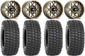 Bronze 14 Wheels 30 Tires 4x156 Bolt Pattern 12mmx1.5 Lug Kit R1524
