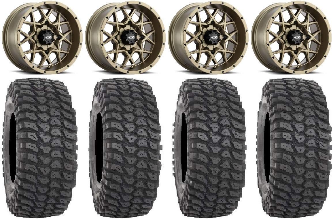 Bronze 14 Wheels 30 Tires 4x156 Bolt Pattern 12mmx1.5 Lug Kit R1524