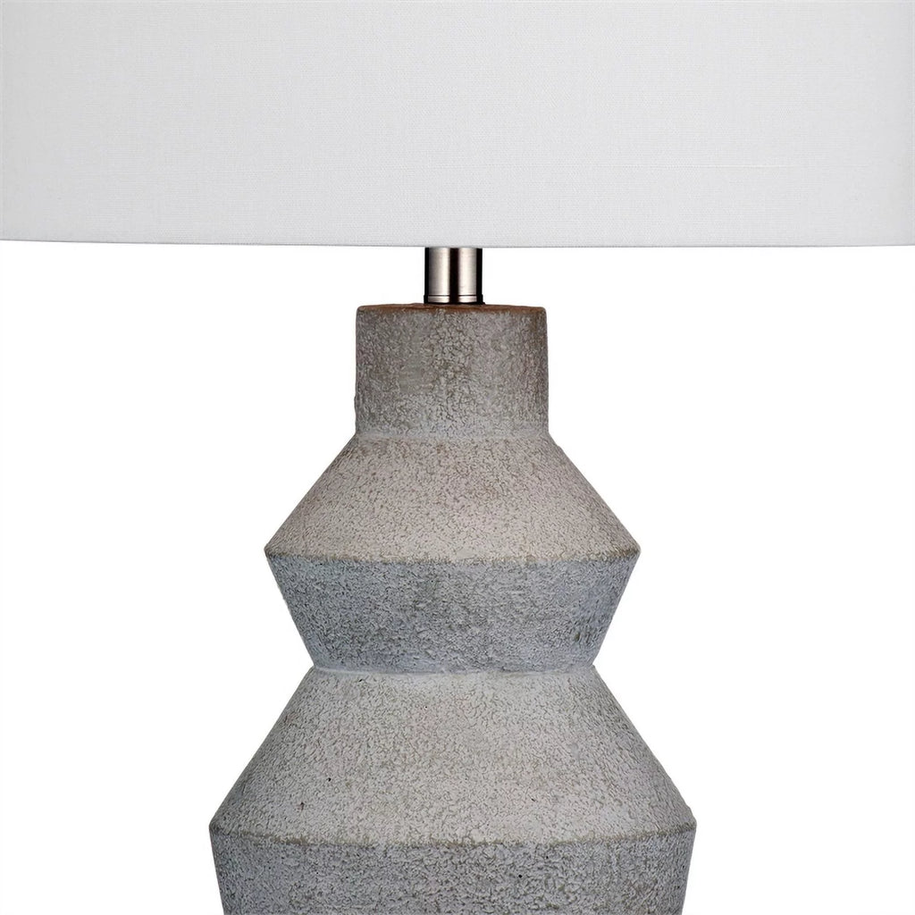 Gray Cement Stone Table Lamp A84960