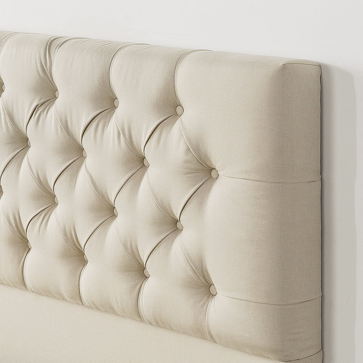 Queen Upholstered Platform Bed Frame J379880