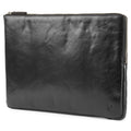 Black Small Leather Laptop Sleeve L28166