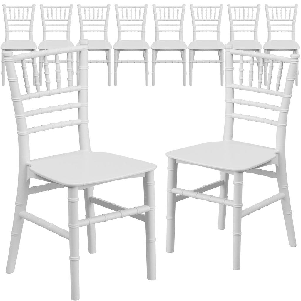White Resin Chiavari Chair N20119