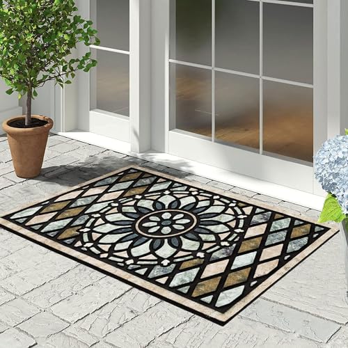 17x 30 Inch Non Slip Rubber Back Door Mat X22014