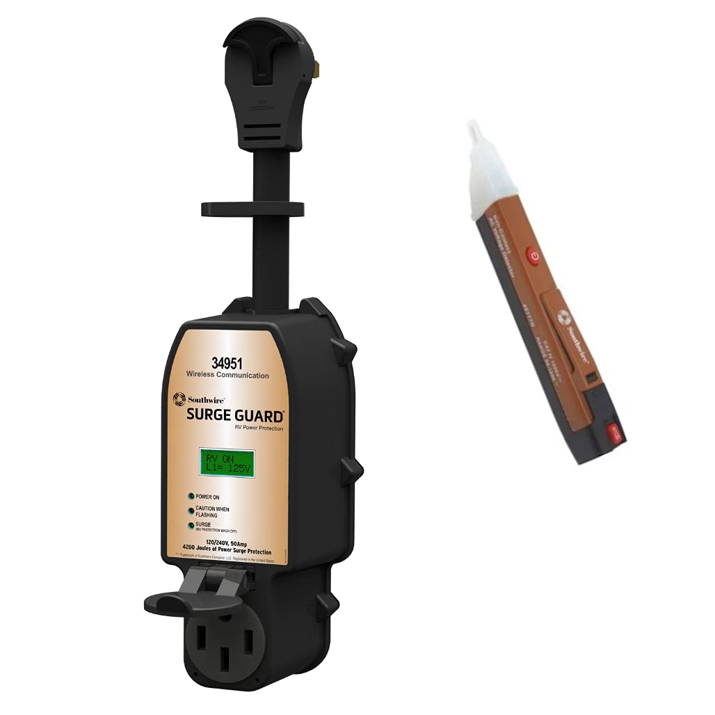 50 Amp RV Surge Protector with LCD Display X8337