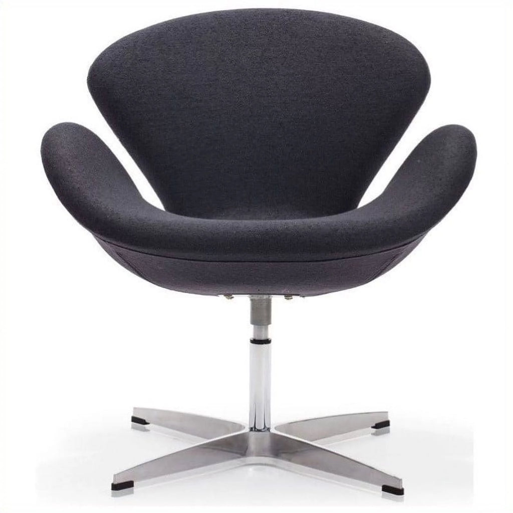 Gray Wood Occasional Chair M954