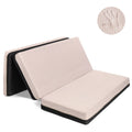 Queen Memory Foam Tri Folding Mattress with Waterproof Washable Cover H4577