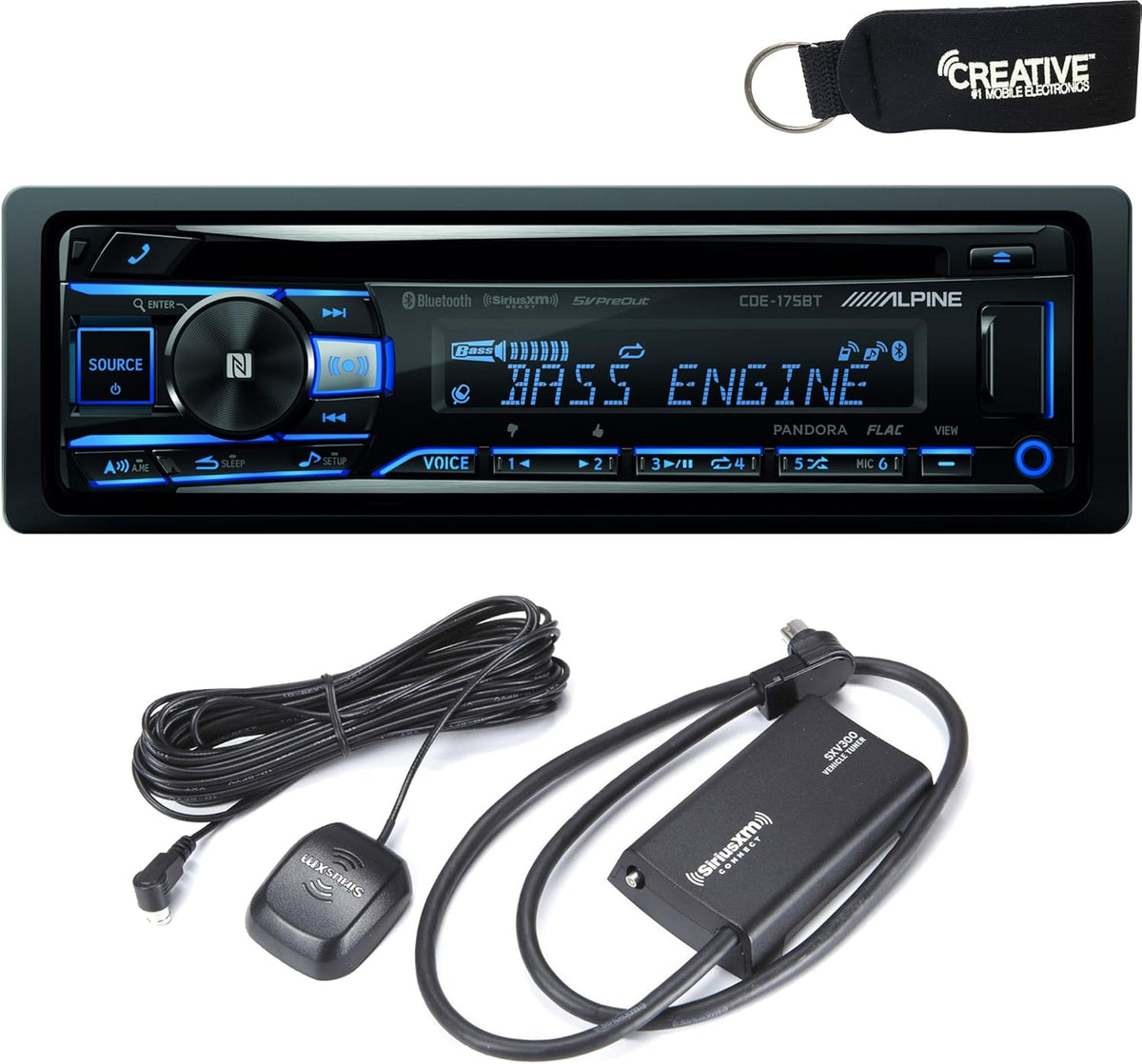 CD Receiver with Bluetooth Wireless Technology and Satellite Radio Tuner L496489