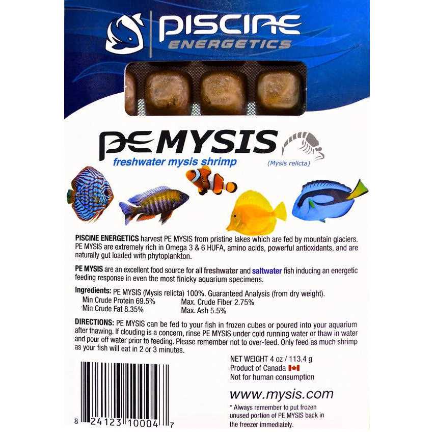 Frozen Mysis Shrimp Fish Food D555558