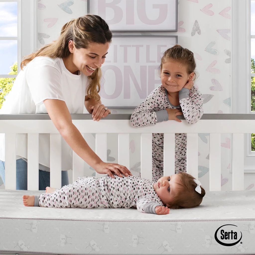 Mini Portable Dual Sided Crib & Toddler Mattress W98676
